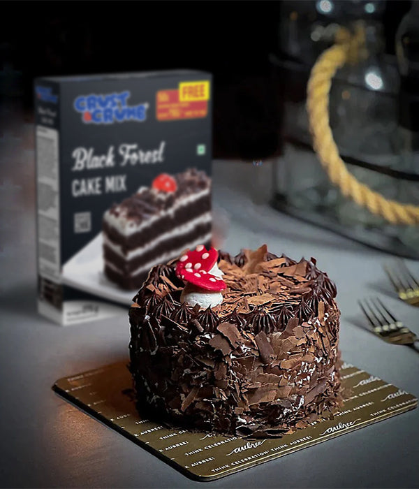 Crust N Crumb Dream Cake Combo Products | Black Forest Cake Mix | White Forest Cake Mix | Whipping Cream Powder | Cocoa Powder