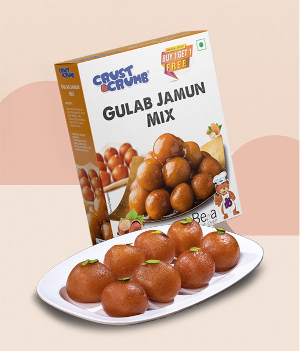 Crust N Crumb Gulab Jammun Mix | BUY 1 GET 1 FREE | 150 GM|